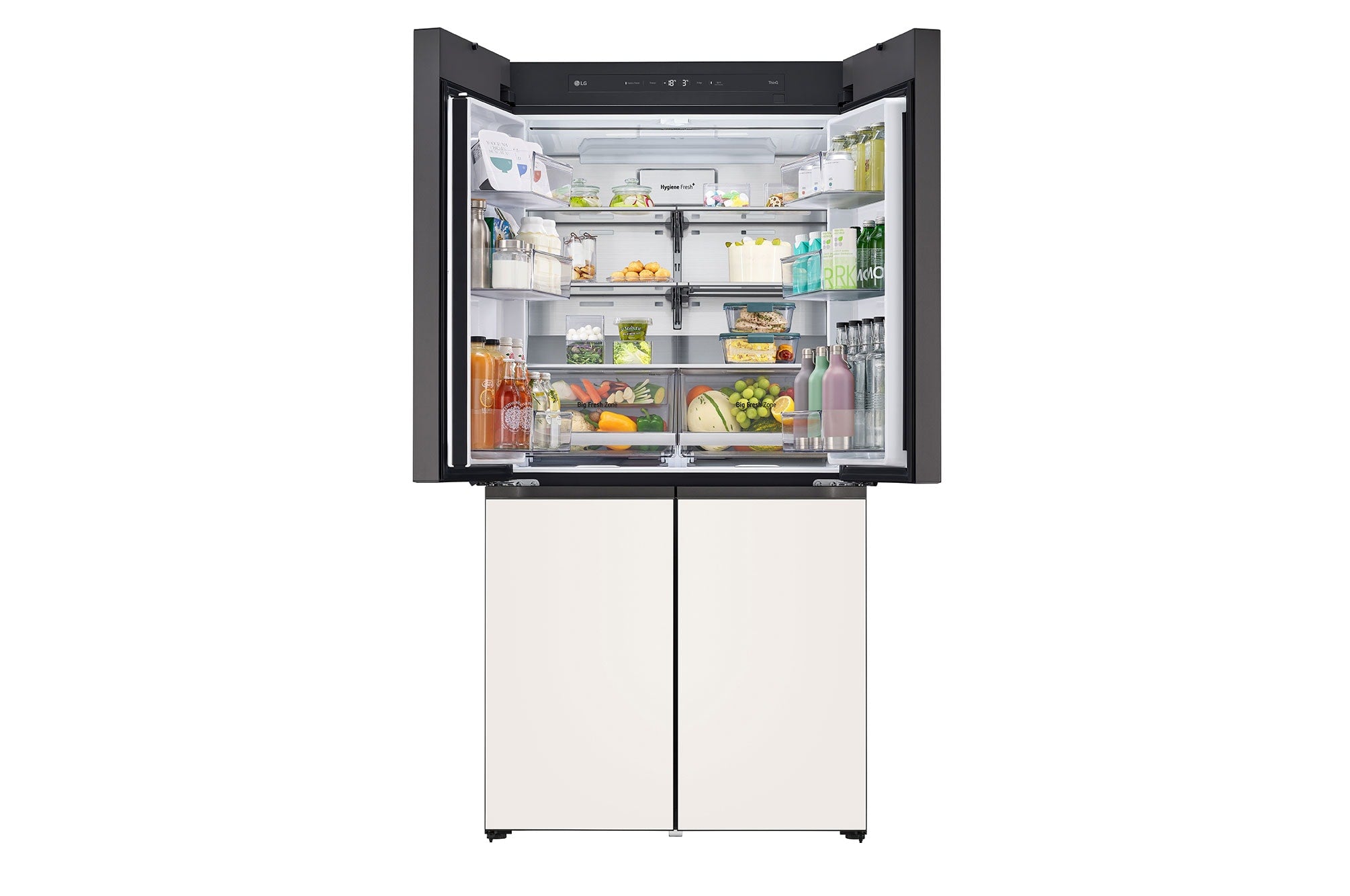 LG 614L French Door Refrigerator: Objet Collection, Door Cooling+, Smart Inverter