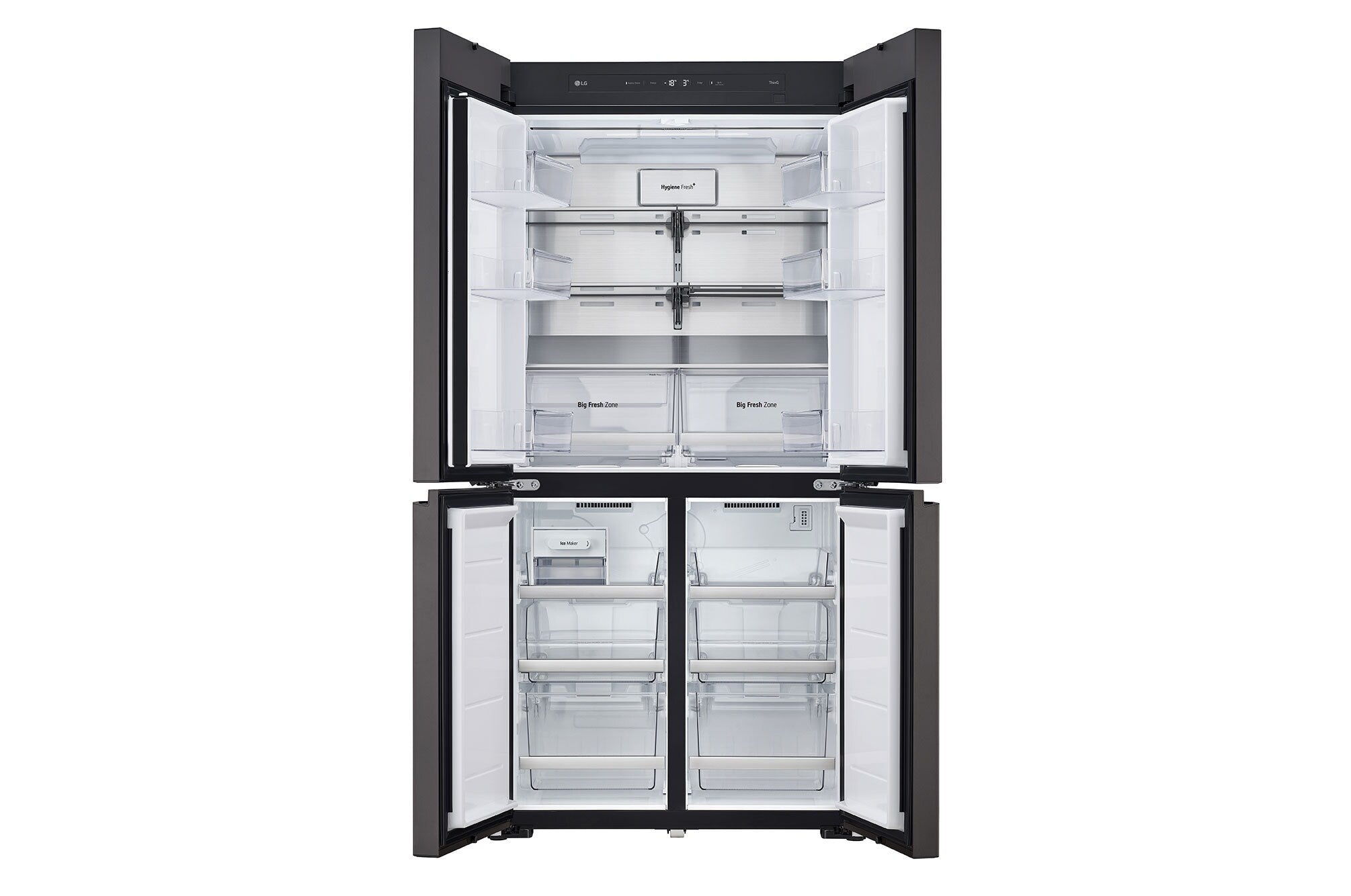 LG 614L French Door Refrigerator: Objet Collection, Door Cooling+, Smart Inverter