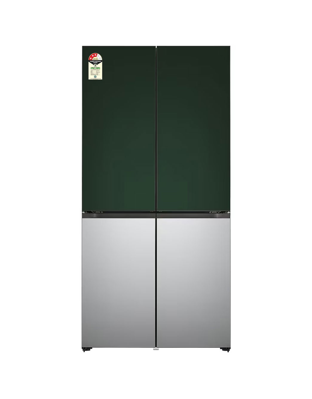 LG 614L French Door Objet Collection Refrigerator Smart Inverter Green-Sliver Finish