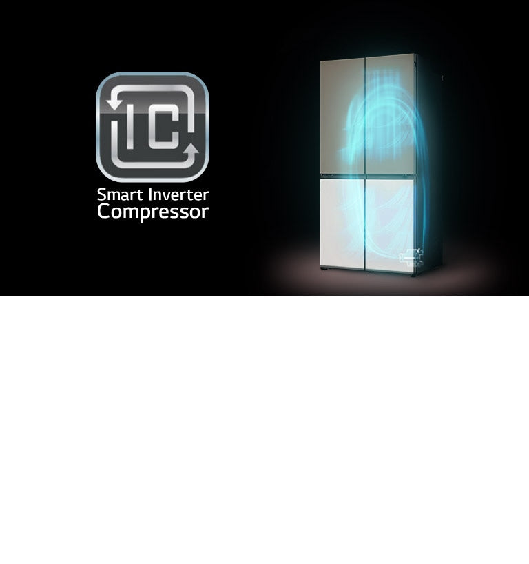 LG 614L French Door Refrigerator: Objet Collection, Door Cooling+, Smart Inverter