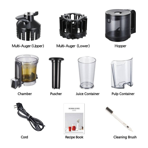 Hurom H400 Slow Juicer - Package Contents