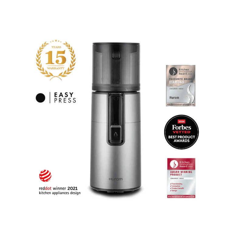 Hurom H400 Slow Juicer Matte Black - Front View