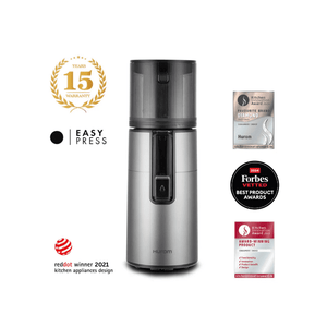Hurom H400 Slow Juicer Matte Black - Front View