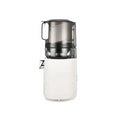 Hurom E50-ST Cold Press Juicer White - Angled View