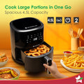 Wonderchef Neo Pro 4.5L Digital Air Fryer - Spacious 4.5L Capacity