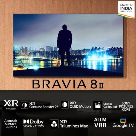 Sony BRAVIA 8 II 55-inch 4K UHD AI Smart OLED Google TV K-55XR80M2