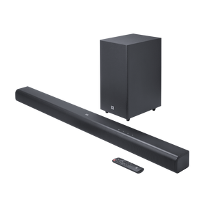 JBL Cinema 3.1ch Dolby Atmos Soundbar with 440W 6.5 Inch Wireless Subwoofer eARC HDMI and Bluetooth (SB590)