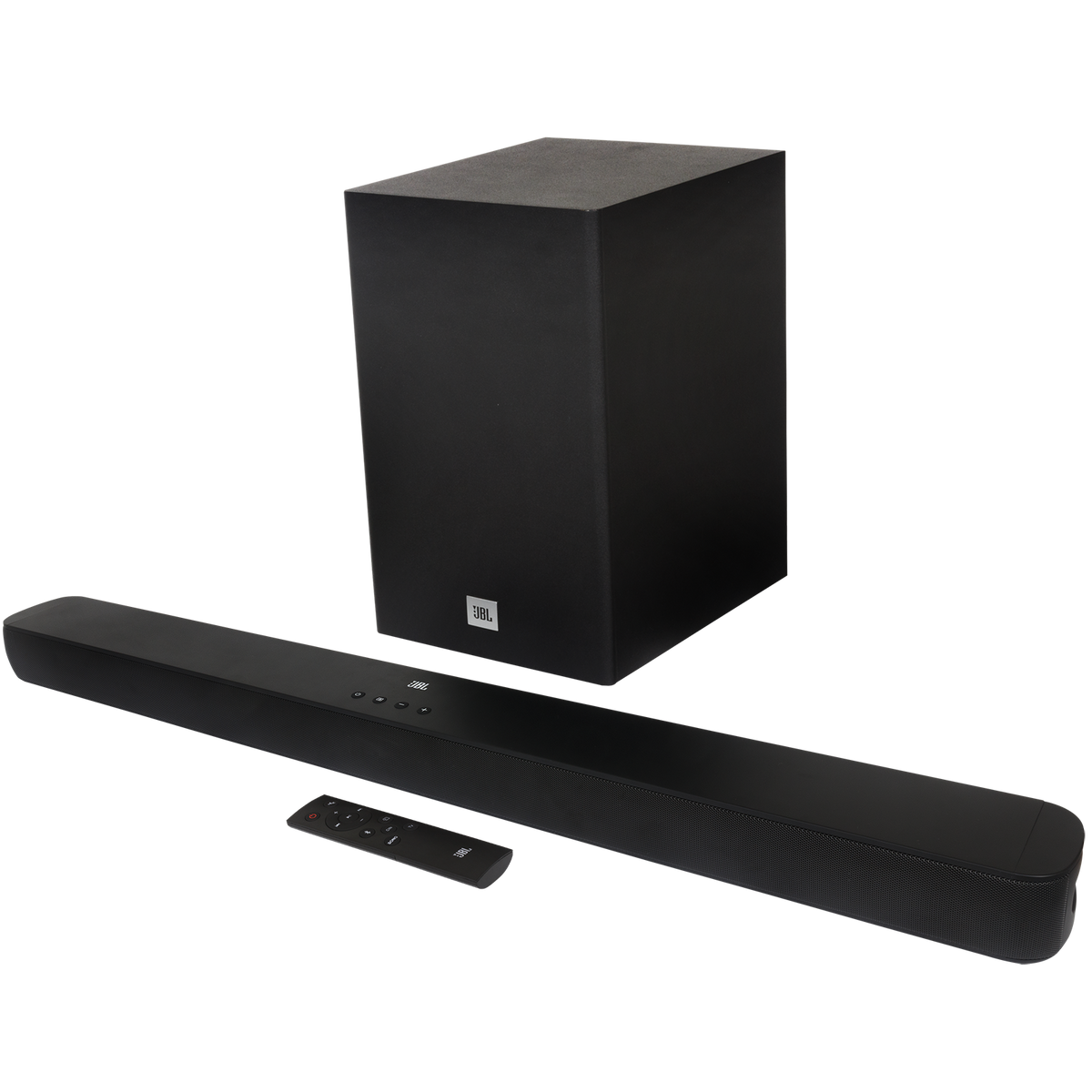 JBL Cinema 2.1ch Soundbar with 220W 6.5 Inch Wireless Subwoofer HDMI ARC and Bluetooth (SB180)