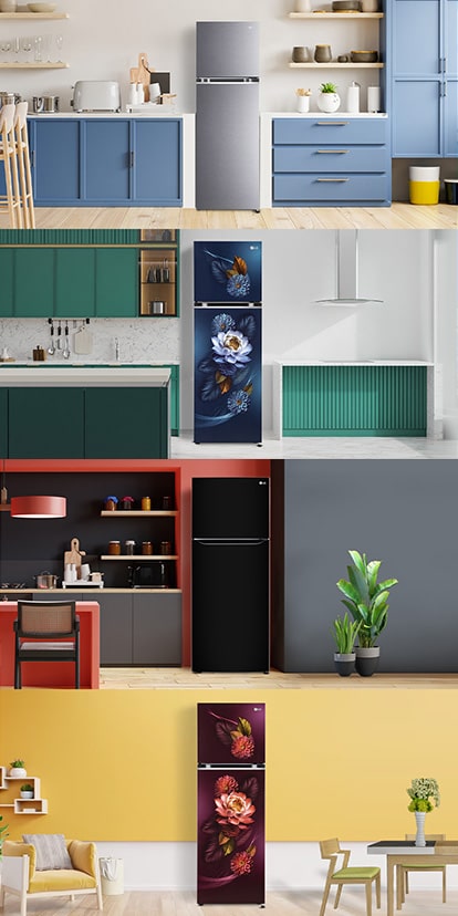 LG 272L Smart Inverter Double Door Refrigerator with Multi Air Flow, Dazzle Steel
