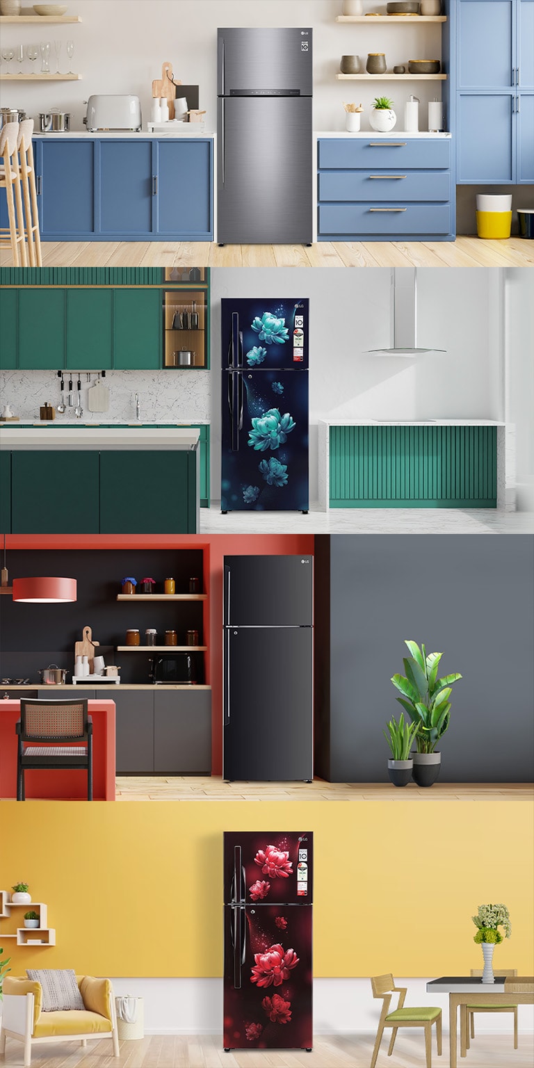 LG 506L Smart Inverter Wi-Fi Frost-Free Double Door Refrigerator - Shiny Steel