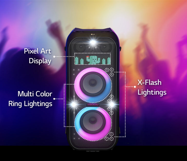 LG XBOOM XL9T: 1000W Bluetooth Party Speaker with Dual 8-inch Woofers