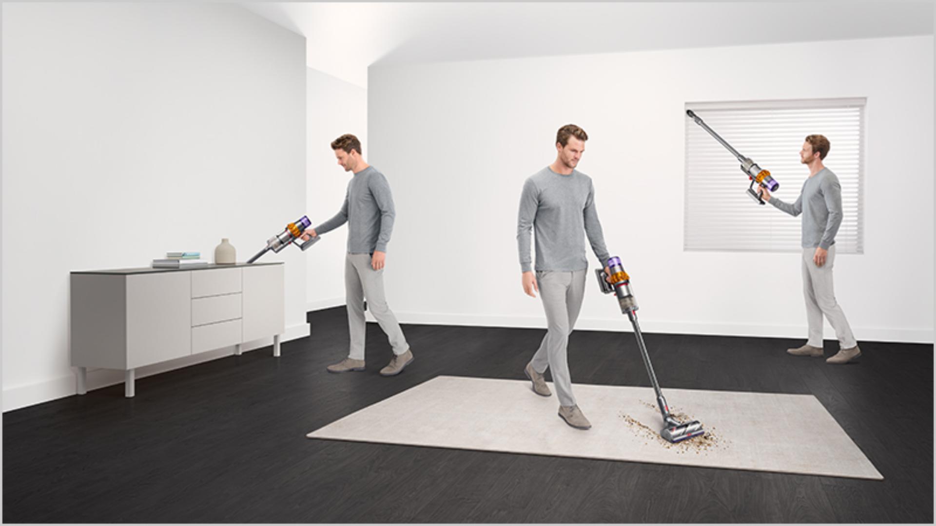 Dyson V15 Detect Cord-Free Vacuum: Laser Dust, Smart Suction, HEPA Filtration