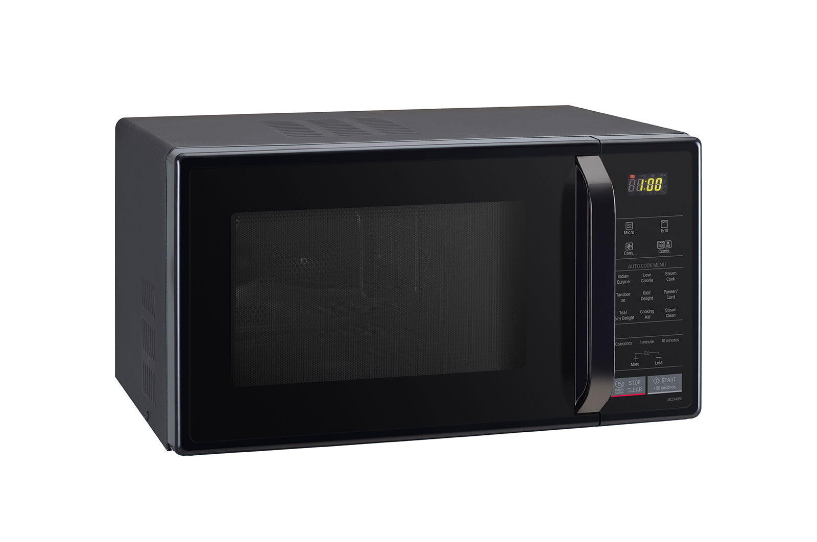LG 21L Convection Microwave Oven: Health Plus, Quartz Heater, 151 Auto Cook