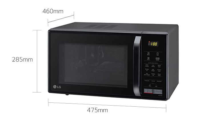 LG 21L Convection Microwave Oven: Health Plus, Quartz Heater, 151 Auto Cook
