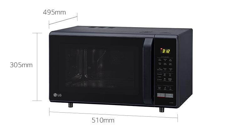 LG 28L All-in-One Smart Convection Microwave Oven with 251 Auto Cook Menus