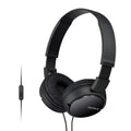 Sony On-Ear Stereo Headphones with Mic and Tangle Free Cable (MDR-ZX110AP)