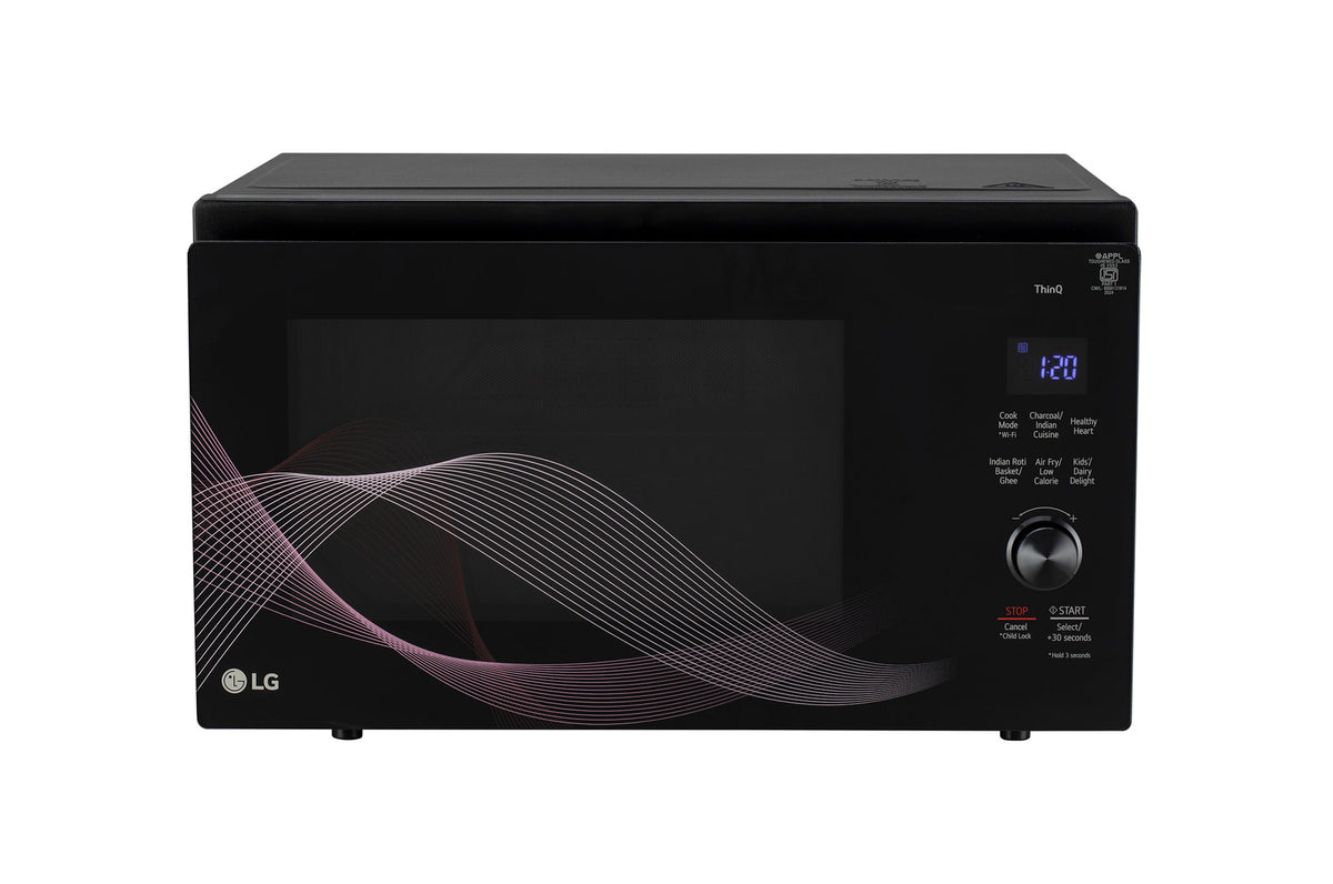 LG MJEN326UHWF 32L Convertible Microwave with Air Fry - Front View