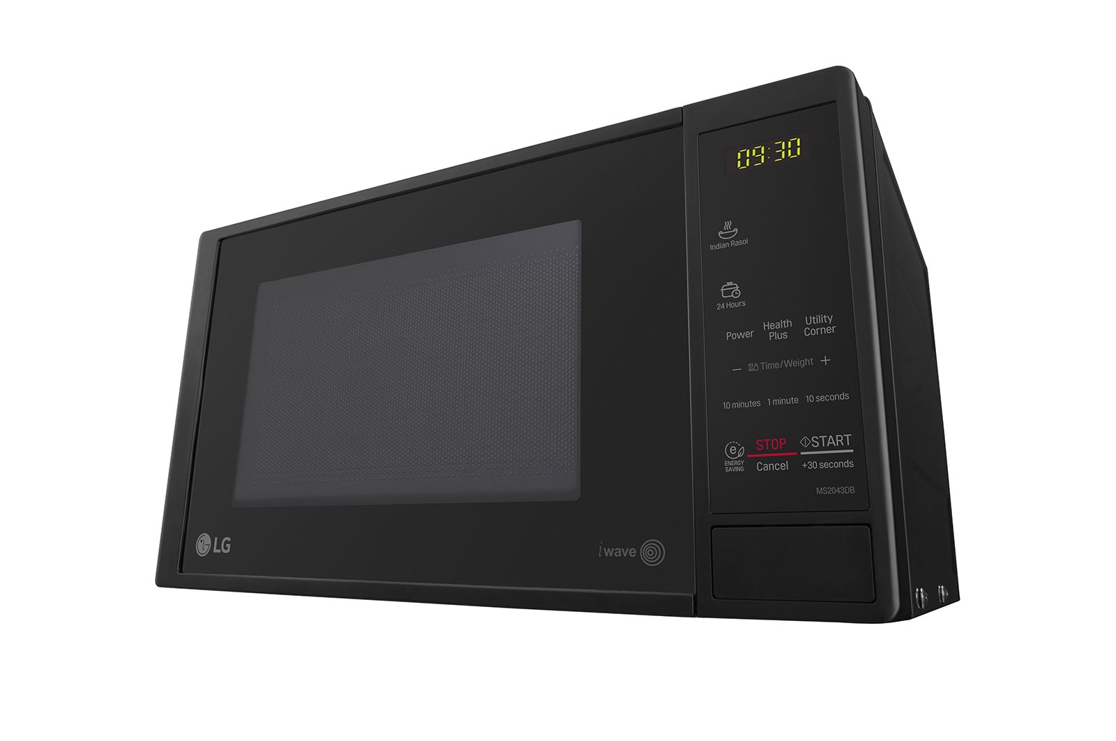 LG 20L Solo Microwave Oven with Glass Door & Grill: MS2043DB