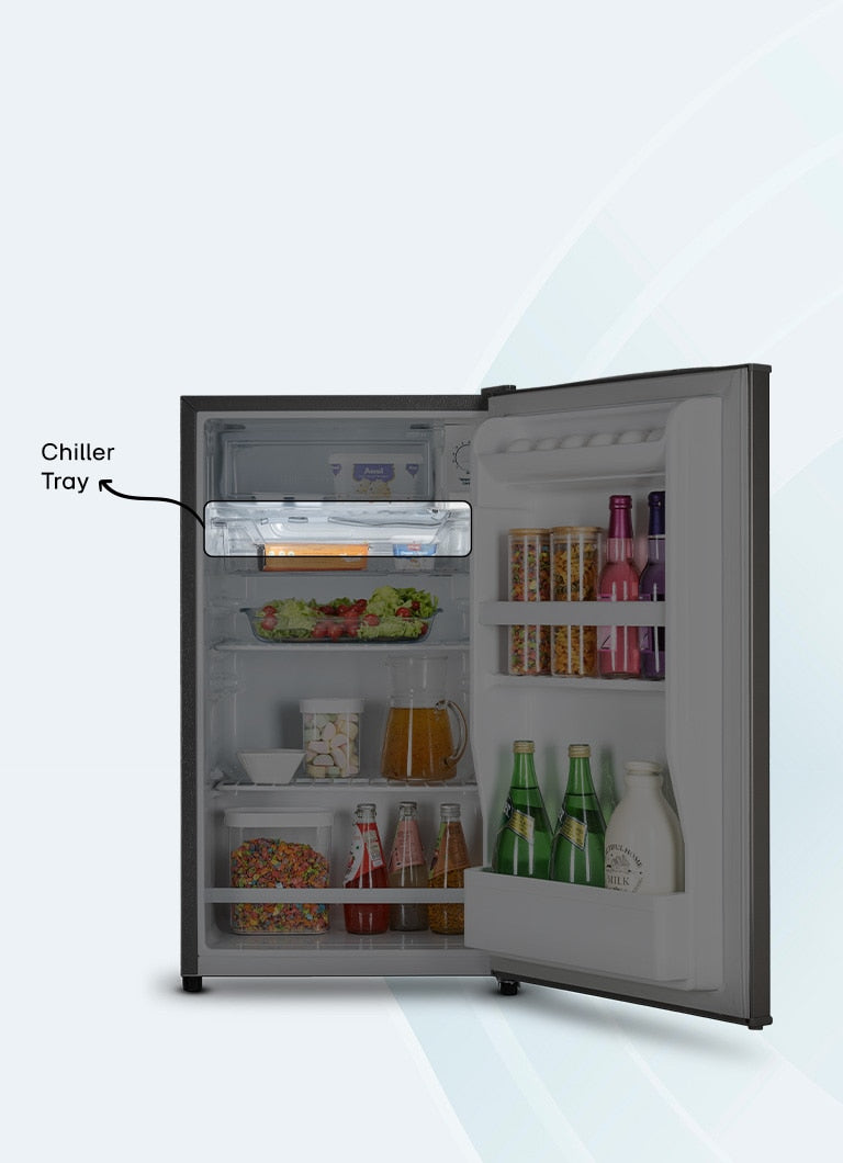 LG 90 Litre Single-Door Mini Refrigerator: Dazzle Steel Finish, 1 Star Rating