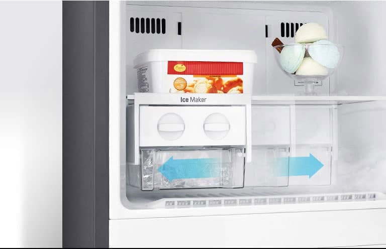 LG 343L Smart Inverter Double Door Refrigerator with Multi-Air Flow, Urban Steel