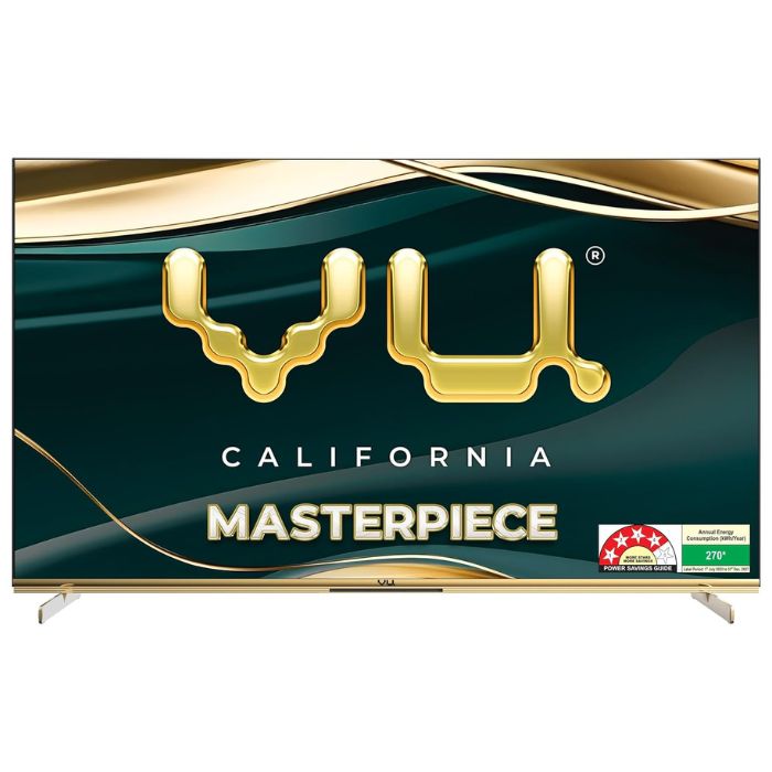 Vu Masterpiece 75-inch Armani Gold 4K QLED TV