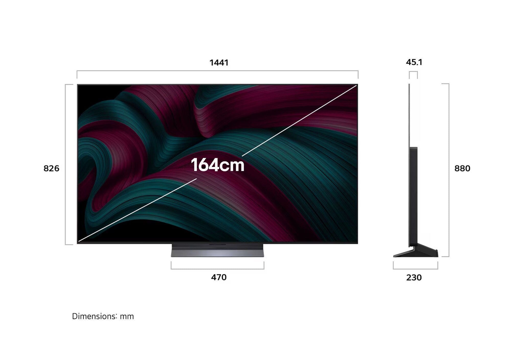 LG 55-inch OLED evo C5 4K Smart TV: α9 AI Gen8 Processor