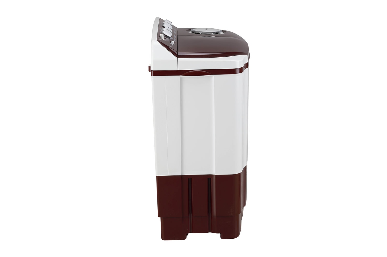 LG 7.5 Kg Semi-Automatic Top Load Washing Machine Roller Jet Pulsator Burgundy