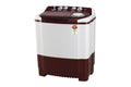 LG P8035SRAZA 8Kg Semi Automatic Top Load Washing Machine Burgundy - Angle View