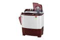 LG P8035SRAZA 8Kg Semi Automatic Top Load Washing Machine Burgundy - Collar Scrubber Detail
