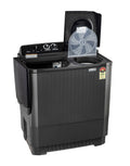 LG P8535SLMZ 8.5Kg Semi Automatic Top Load Washing Machine Full Black - Left View