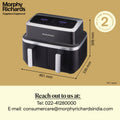 Morphy Richards DuoCrisp 9L Air Fryer - Dimensions and Warranty
