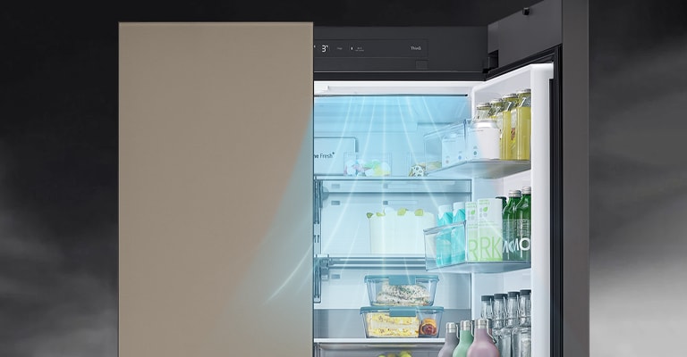 LG 614L French Door Refrigerator: Objet Collection, Door Cooling+, Smart Inverter