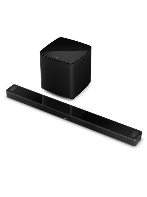 Bose Smart Ultra Soundbar + Bass Module 700 Black - Bundle View