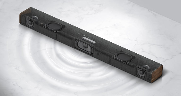LG SP2 2.1 Channel Soundbar: 100W, AI Sound Pro, Built-in Subwoofer for TV