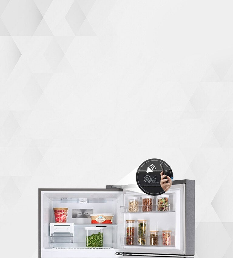 LG 343L Smart Inverter Double Door Refrigerator with Multi-Air Flow, Urban Steel