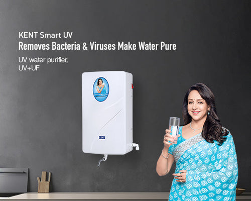 KENT Smart UV Water Purifier White side view