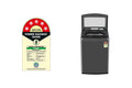 LG T70VBMB4ZD 7Kg Fully Automatic Top Load Washing Machine Middle Black - Side View