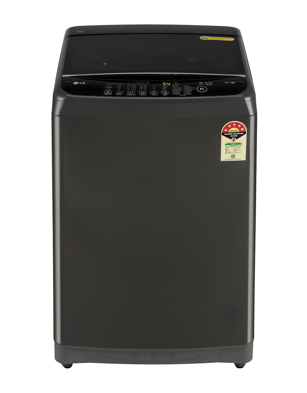 LG 8Kg Smart Inverter Top Load Washing Machine: TurboDrum, Jet Spray+, Auto Clean
