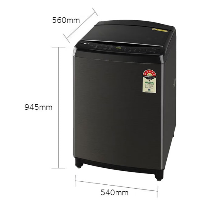 LG 10 Kg AI Direct Drive Top Load Washing Machine with In-Built Heater