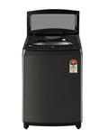 LG THD11SWP 11Kg Fully Automatic Top Load Washing Machine Platinum Black - Front View (Lid Open)