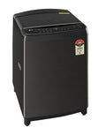 LG THD11SWP 11Kg Fully Automatic Top Load Washing Machine Platinum Black - Left Side View