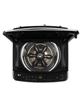 LG THD11SWP 11Kg Fully Automatic Top Load Washing Machine Platinum Black - Top View (Lid Open)
