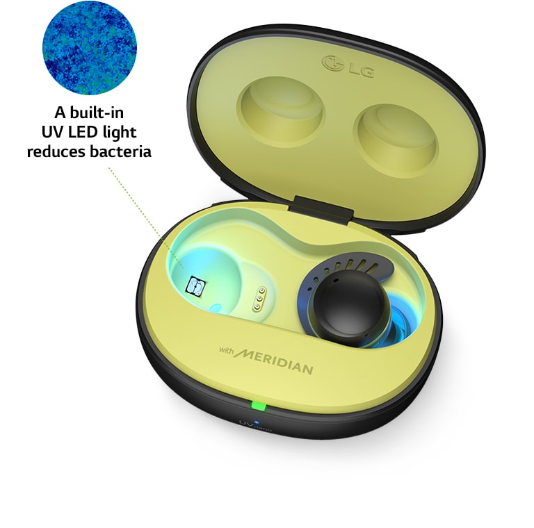 LG TONE Free TF7 IP67 Waterproof UVnano Active Noise Cancelling Wireless Earbuds