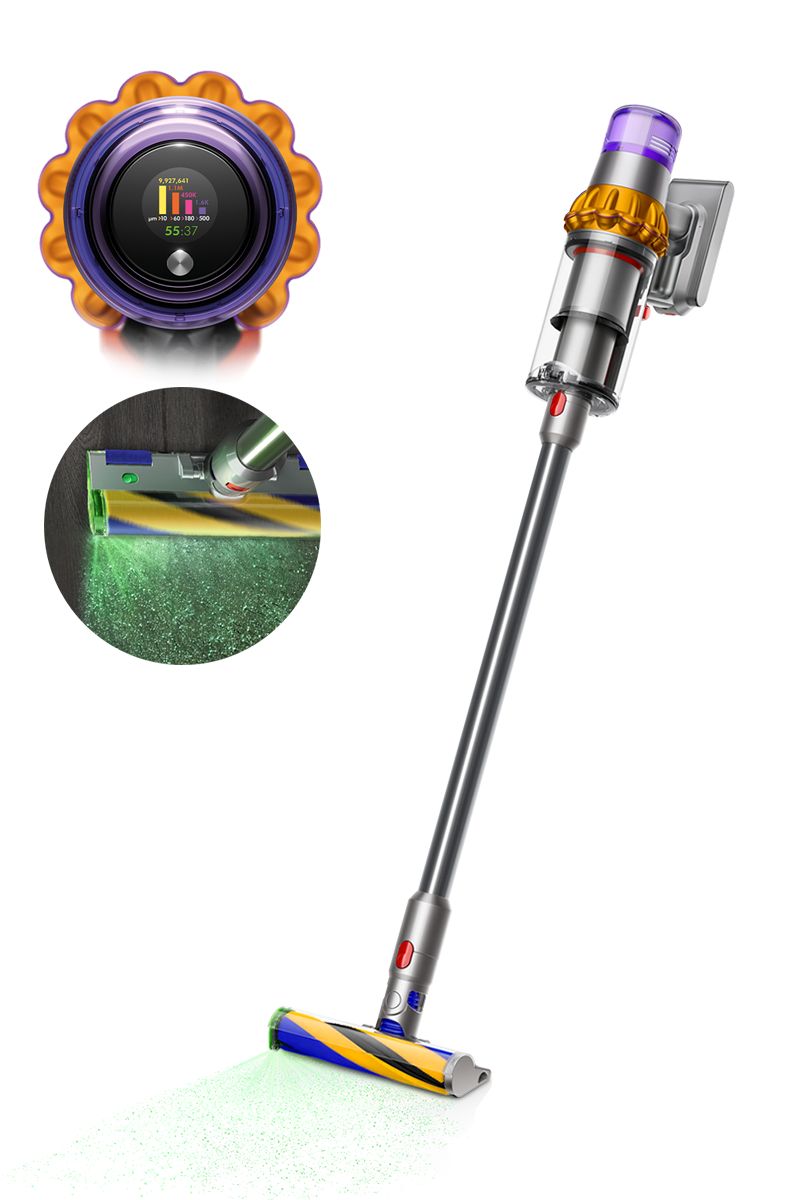 Dyson V15 Detect Cord-Free Vacuum: Laser Dust, Smart Suction, HEPA Filtration