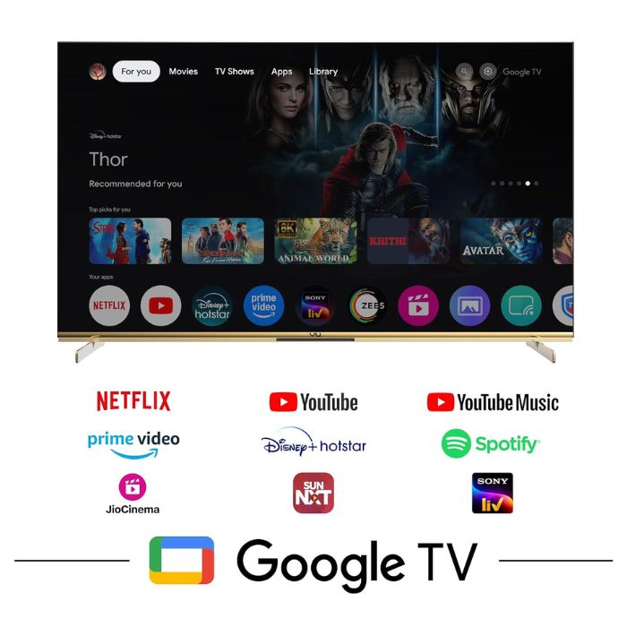 Vu 55MASTERPIECE 55" 4K QLED Armani Gold TV with Dolby Atmos