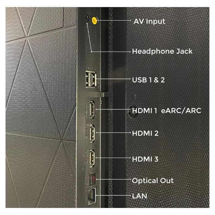 Vu 55MASTERPIECE 55" 4K QLED Armani Gold TV with Dolby Atmos