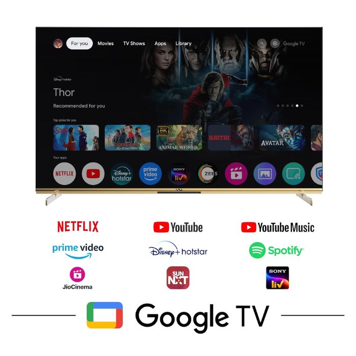 Vu 65MASTERPIECE 65‑inch Armani Gold 4K QLED TV with 144Hz