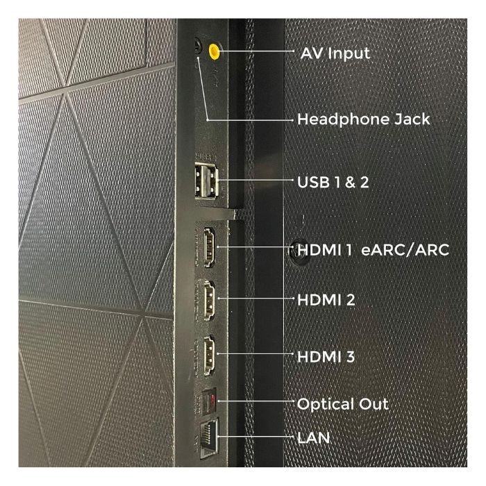 Vu 65MASTERPIECE 65‑inch Armani Gold 4K QLED TV with 144Hz