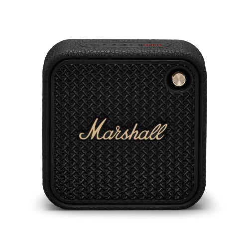Marshall Willen II Black and Brass — White Background