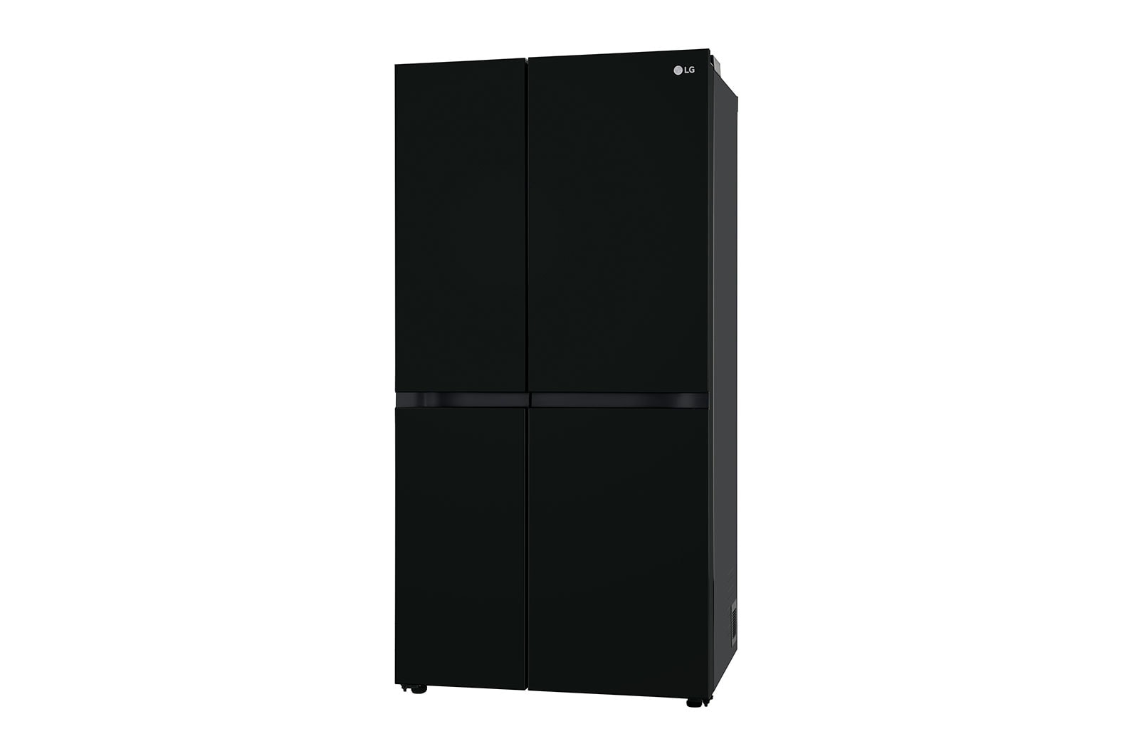 LG 650L Wi-Fi Convertible Side-by-Side Refrigerator with DoorCooling+™, Black Mirror Finish